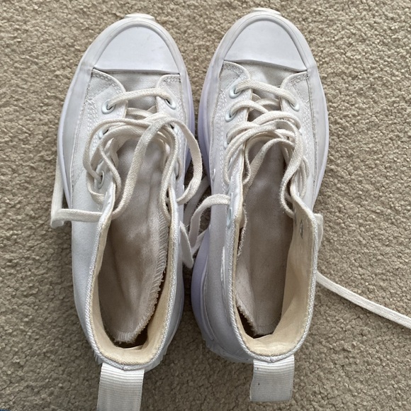 Converse White High-Top Sneakers - Picture 8 of 16